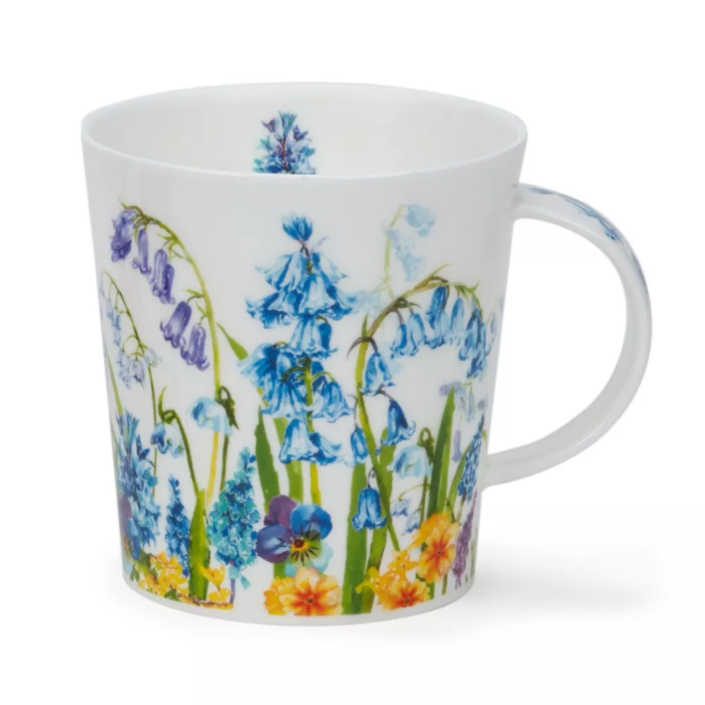 Dunoon fine bone China beker JURA Wild Garden DAFFODIL wilde tuin Narcis & Tulp