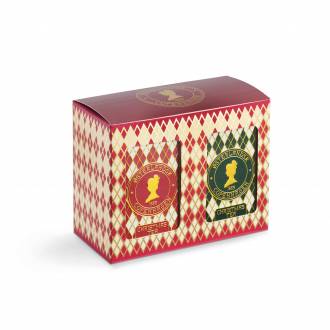 Gaveæske med 2 dåser 12stk Thebreve - Jule Te