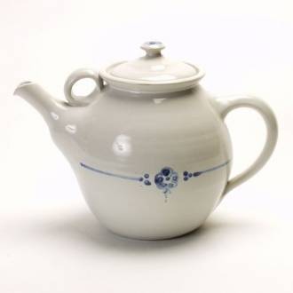 Czajnik Bikerod 1,7 l. biały z kwiatem