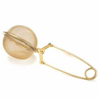 Thetang 6,5 cm L - guldfarvet