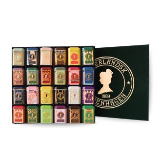 Julegaveæske, Tea Selection 24, Grøn