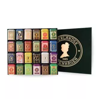 Julegaveæske, Tea Selection 24, Grøn