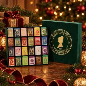 Julegaveæske, Tea Selection 24, Grøn