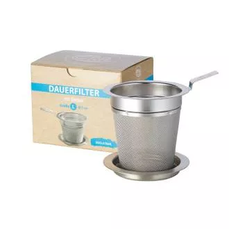 Tea filter size L 7cm - permanent with Lid