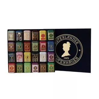Julegaveæske, Tea Selection 24, Blå