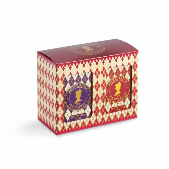 Geschenkbox mit 2 Dosen 12 Teebeuteln - Weihnachtstee