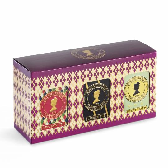 Giftbox with 3 tins of teabags - Popular Tea