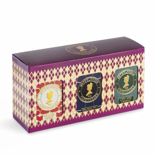 Giftbox with 3 tins of teabags - Black Tea