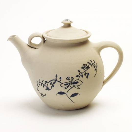 Birkerød Teapot 1,7 l. Raw with Flower Decor