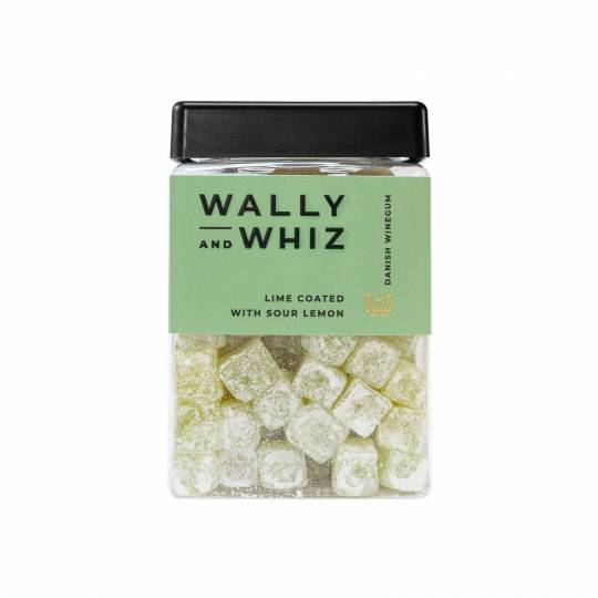 Wally & Whiz - Lime Coated with Sour Lemon 240g.