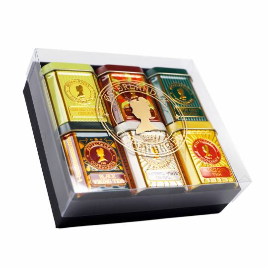 Giftbox with 6 tins of tea - Organic Tea