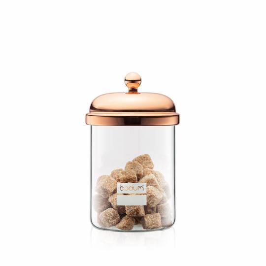 Bodum Opbevaringsglas, 0.5 l m Kobberlåg