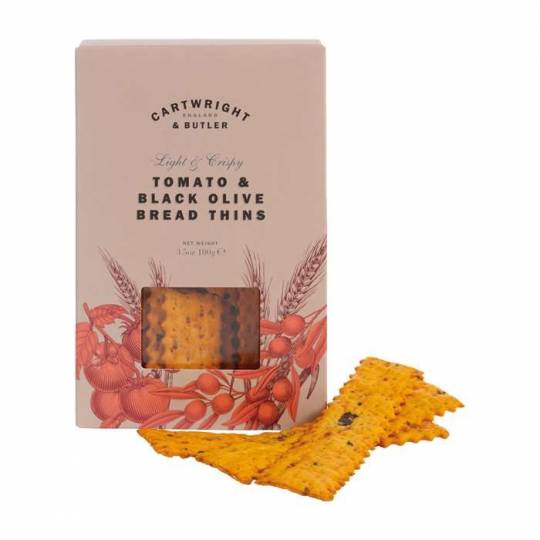 C&B Tomato & Black Olive Bread Thins 100 g