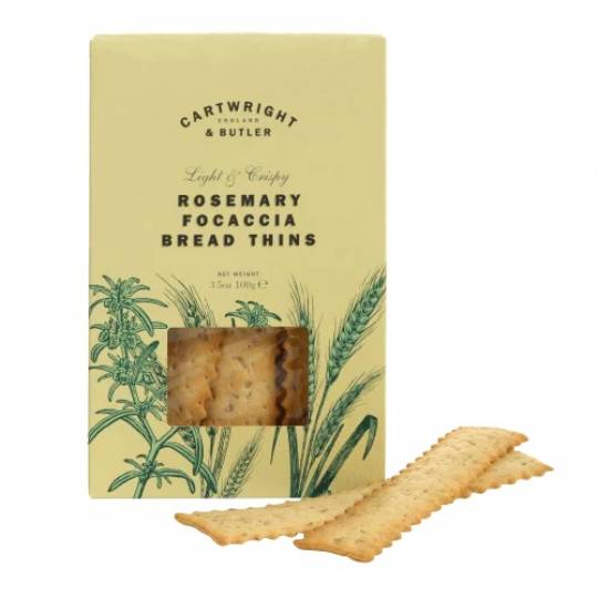 C&B Rosmary Focaccia Bread Thins 100 g