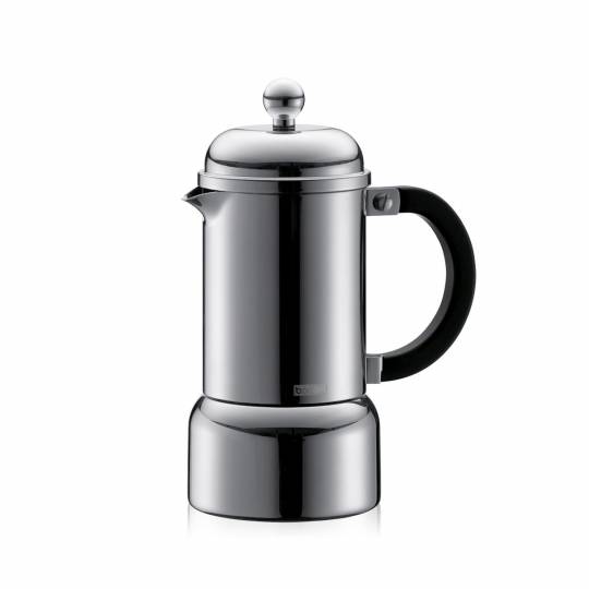 Bodum Chambord Mokkakande 3 kop, 0.18 l, rustfrit stål