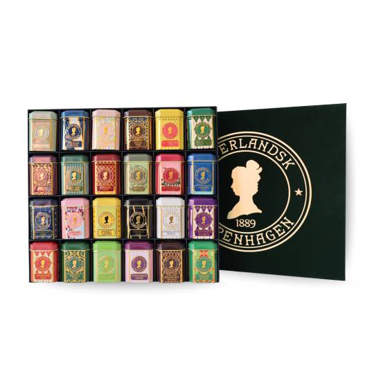 Julegaveæske, Tea Selection 24, Grøn