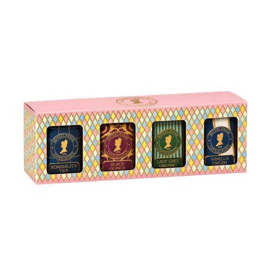 Geschenkbox mit 4 Dosen Tee - schwarzer Tee