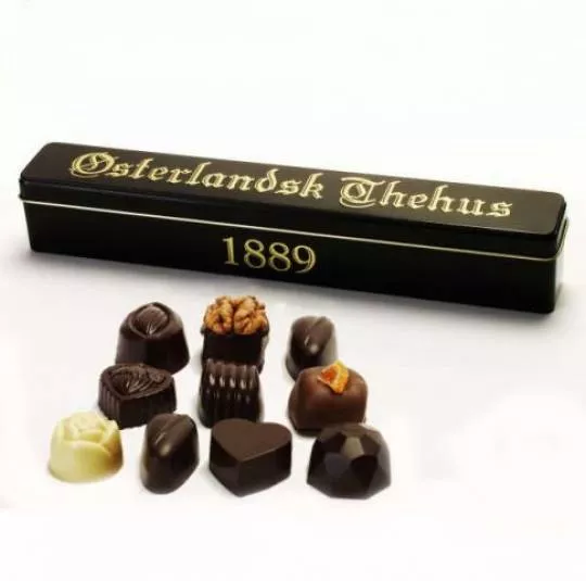 Gaveæske med Chokolade Praliner