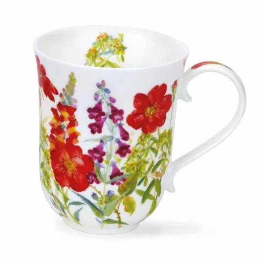 Braemar - Cottage Flowers Red