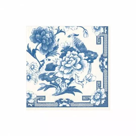 Serviet, lille - Blue and White