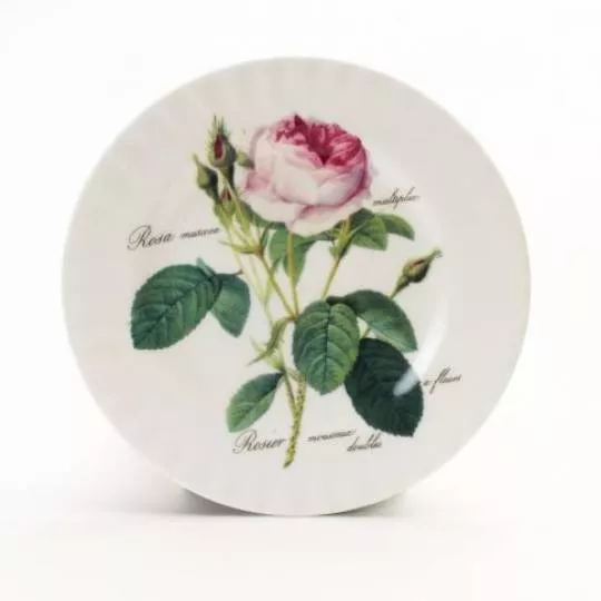 Redoute Rose Tallerken 20 cm
