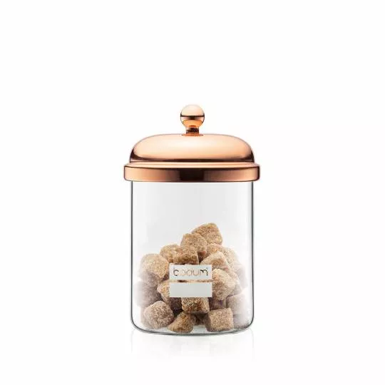 Bodum Opbevaringsglas, 0.5 l m Kobberlåg