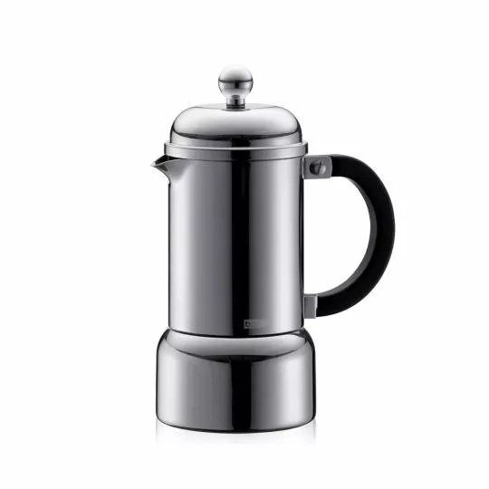 Bodum Chambord Mokkakande 3 kop, 0.18 l, rustfrit stål