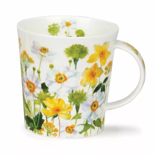Dunoon fine bone China beker Lomond WILD GARDEN Daffodil voorjaars