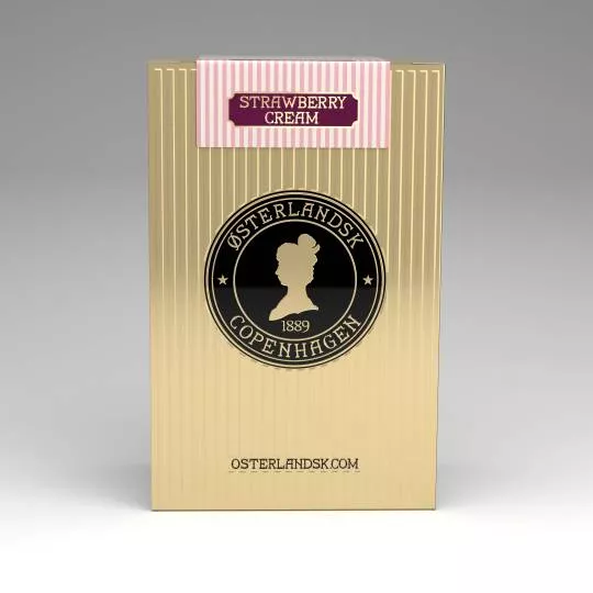 Strawberry Cream - 100 stk. pyramidetebreve