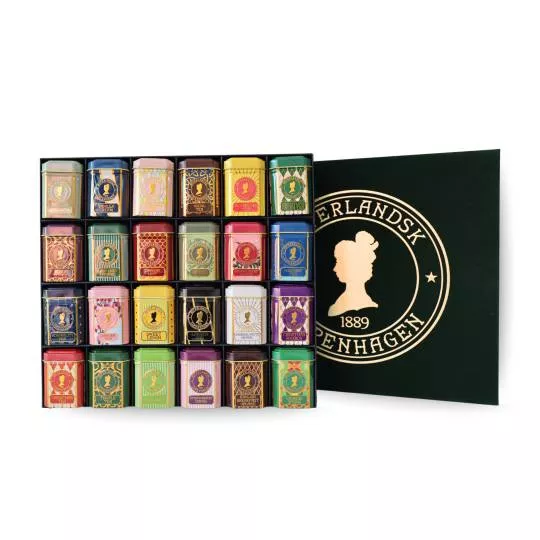 Julegaveæske, Tea Selection 24, Grøn