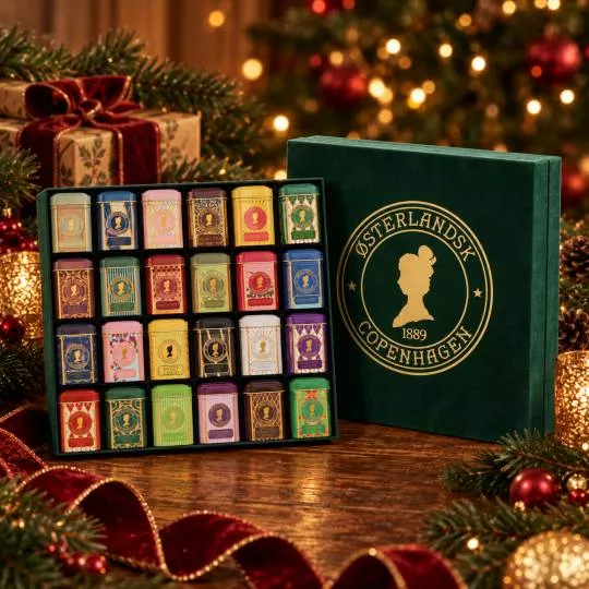 Julegaveæske, Tea Selection 24, Grøn alternative
