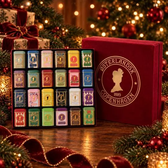 Julegaveæske, Tea Selection 24, Rød alternative