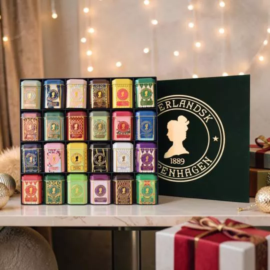 Christmas Gift Box, Tea Selection 24, Green alternative